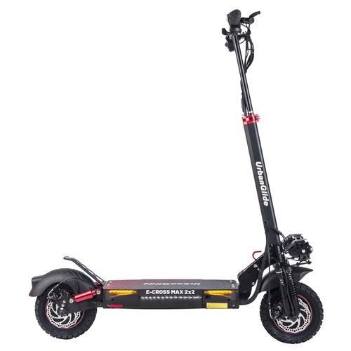 Urbanglide eCross Max 2X2 800 W elektrische step zwart