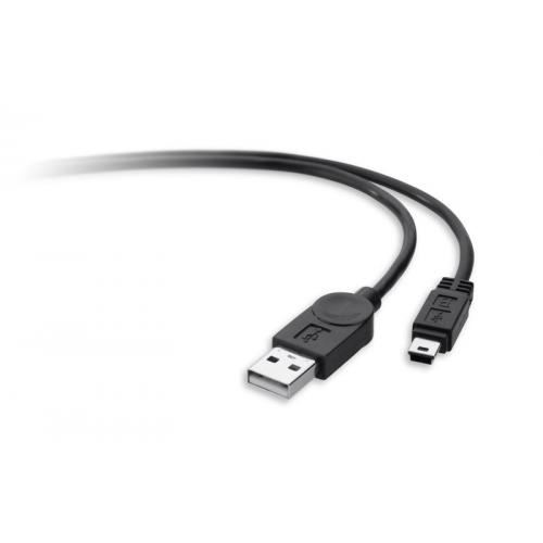 On Earz Mobile Gear Kabel USB 2.0 naar mini USB 1.8 m Zwart