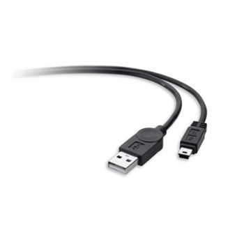 Cable USB 2.0 vers mini USB On Earz Mobile Gear 1.8 m Noir - Câbles USB - Achat & prix