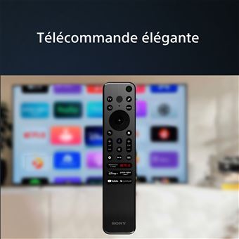 TV OLED Sony XR-65A80L Série Bravia A80L 164 cm 4K HDR Google TV 2023 Noir