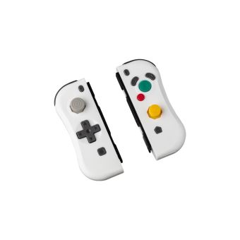 Paire de manettes Under Control IICon sans fil pour Nintendo Switch Blanc