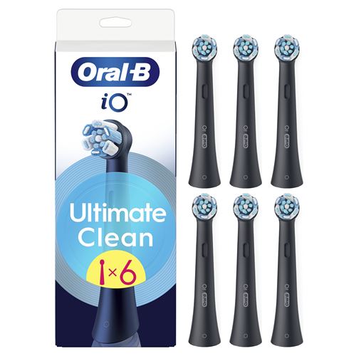 Oral B Accessoire Dentaire Oral-B Io Ultimate Clean Noir X6