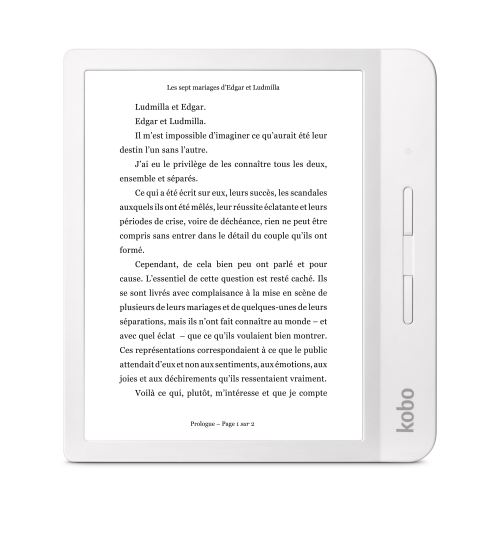 Liseuse Numérique Kobo Libra H2O Blanc