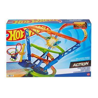 Voiture Hot Wheels Piste Cyclone Crash - 1