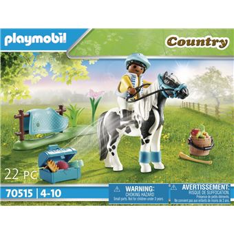 Playmobil Country 70515 Cavalier et poney Lewitzer