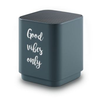 Enceinte sans fil lumineuse BigBen BT19GVO 9 W Gris