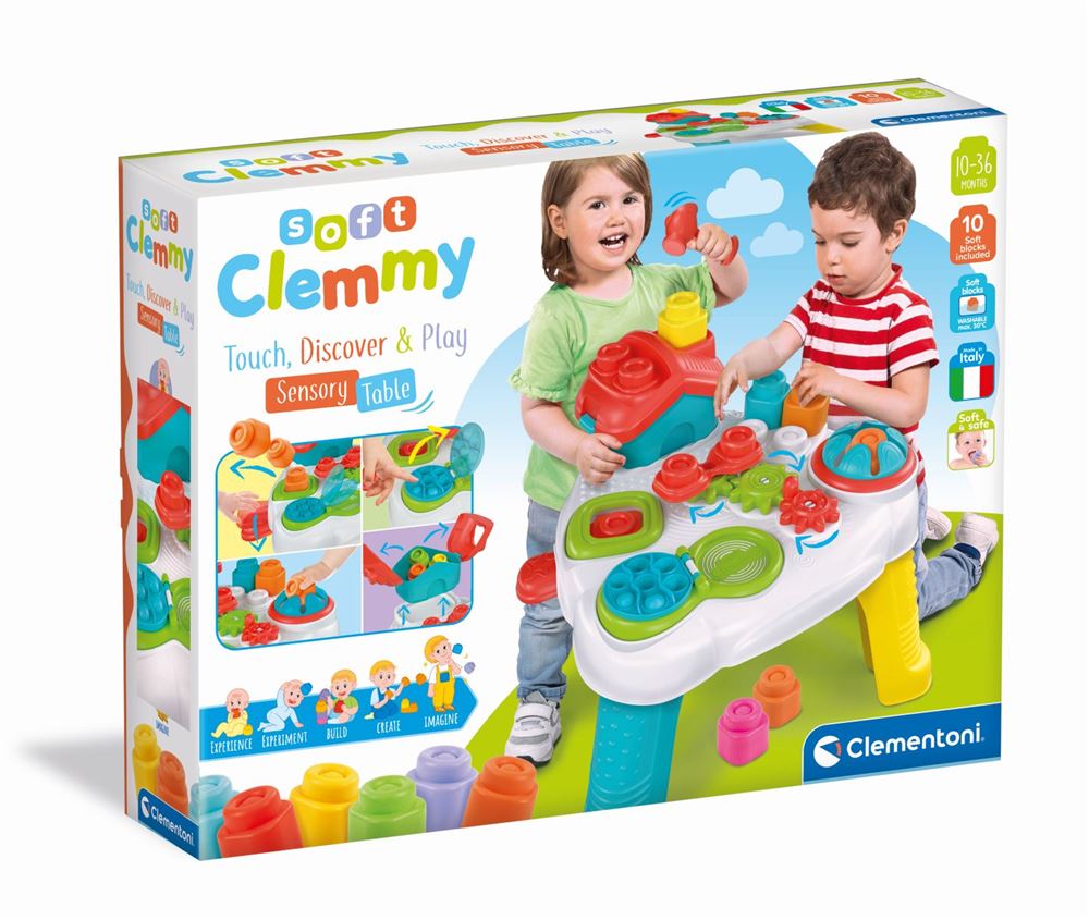 Jouet Baby Shark Clemmy Clementoni Baby Shark Clemmy - Jeu De Construction Souple Pour Bébés 6