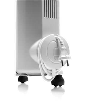 Radiateur bain d'huile DeLonghi Radia S TRRS1225C 2500 W Blanc