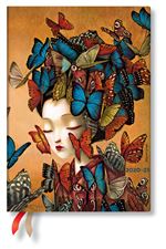 Agenda scolaire Paperblanks 2020 2021 Madame Butterfly Midi 1 jour par page