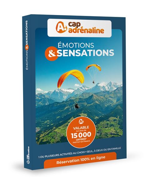 Coffret cadeau Cap Adrénaline Emotions Sensations