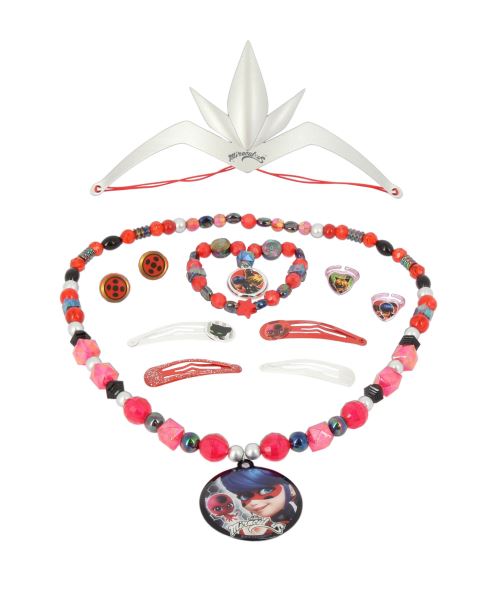 Coffret bijoux Miraculous Ladybug 15 pièces - Bijou de déguisement - Achat  & prix