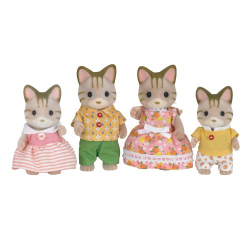 Set de 4 figurines Sylvanian Families 5290 La famille chat roux - Figurine  pour enfant - Achat & prix