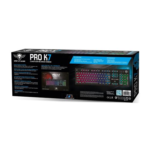 Spirit of Gamer Pro-K7 - Clavier PC - Garantie 3 ans LDLC