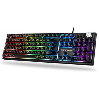 Clavier Spirit Of Gamer Pro K7 Noir