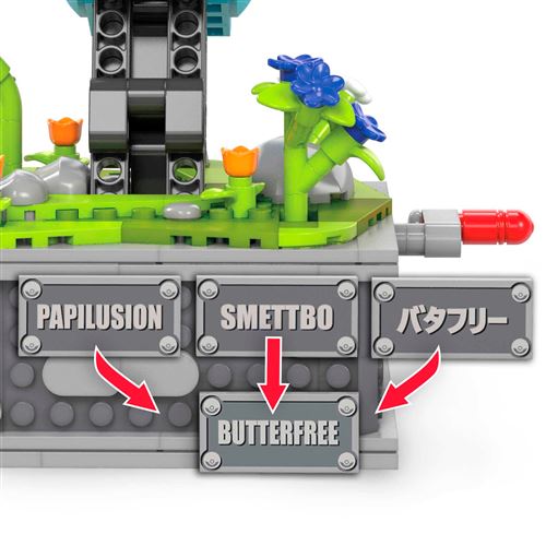 Jeu de construction Mega Bloks Pokémon Dracaufeu en mouvement