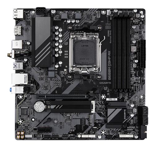 Carte mère Gigabyte B650M D3HP AX micro ATX Socket AM5 Chipset AMD B650