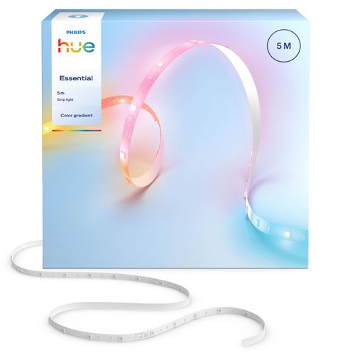 Ruban LED Philips Hue 929004294901 – Essential Strip 5m RGBIC