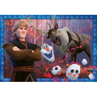 Puzzles 2 x 24 pièces Ravensburger Vers des contrées glacées Disney Frozen La Reine des Neiges 2