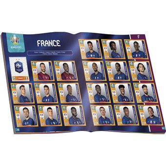 Album 10 pochettes Panini Foot Stickers EURO 2020