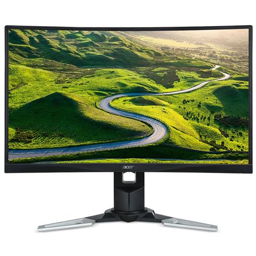 Acer XZ271 - LED-monitor - gebogen - 27 - 1920 x 1080 Full HD (1080p) - VA - 250 cd/m² - 1 ms - HDMI, HDMI (MHL), DisplayPort, Mini DisplayPort - luidsprekers - zwart