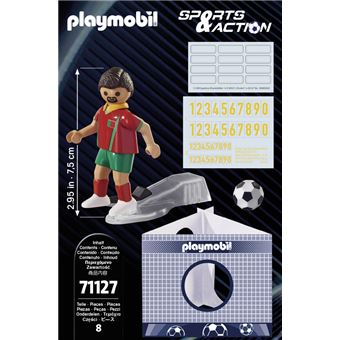 Playmobil 71127 Joueur de football Portugais