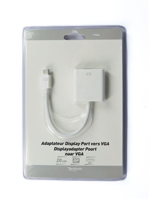 TEMIUM ADAPTER DP/VGA 0,2M
