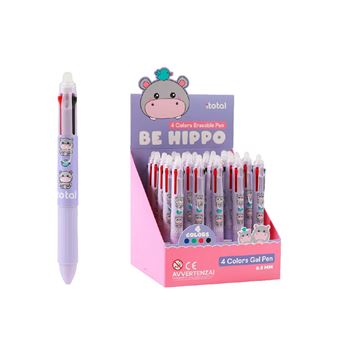 ITOTAL STYLOS EFFAÇABLES 4 EN 1 HIPPO
