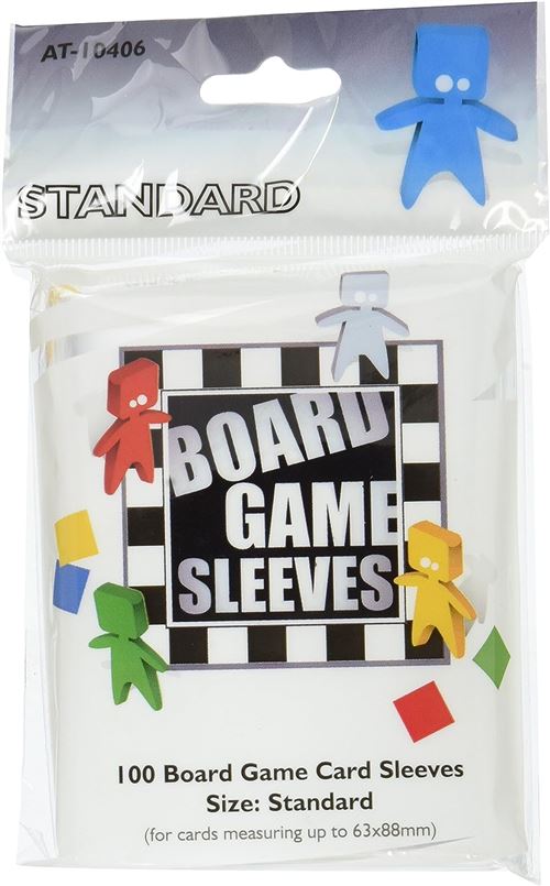 Set de 100 protèges cartes Arcane Tinmen pour Jeux de Plateaux Standard