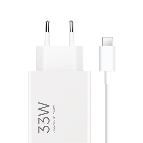 Chargeur rapide Xiaomi 33 W Charging combo Type A Blanc