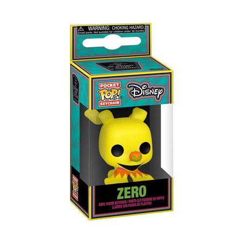 Figurine Funko Pop Keychain The Nightmare Before Christmas Zero Black Light