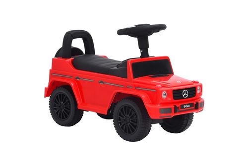 vidaXL Voiture à pédales Mercedes-Benz G63 Rouge