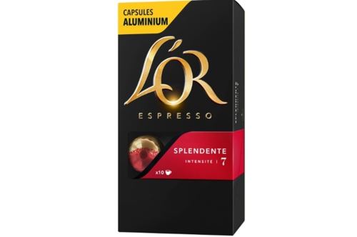 Pack de 10 capsules Maison du Café L'Or Espresso Splendente Intensité 7