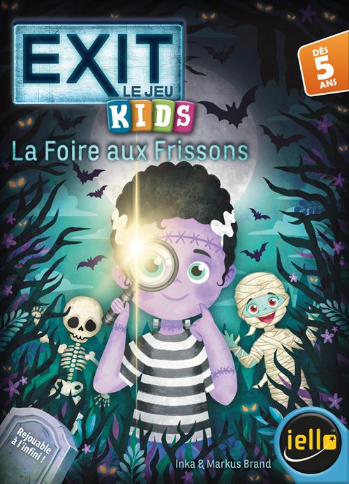 Jeu d'escape game Iello Exit Kids : La Foire aux Frissons