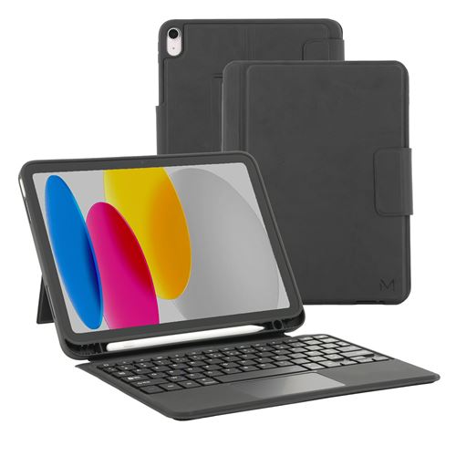 Coque de protection Mobilis Folio C2 Noir pour iPad 10,9 10ème génération avec Clavier Bluetooth + Touchpad
