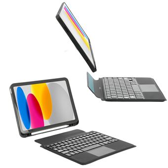 Étui de protection complet pour clavier et folio Bluetooth