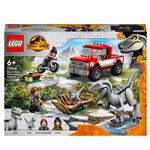 LEGO® Jurassic World™ 76946 La capture des Vélociraptors Beta et Blue