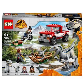 LEGO® Jurassic World™ 76946 La capture des Vélociraptors Beta et Blue