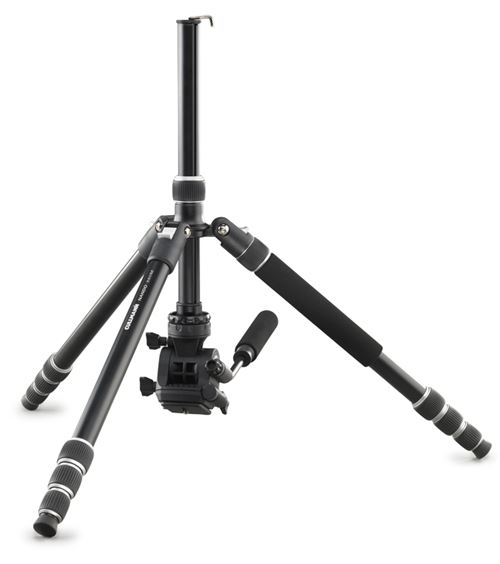 Trépied De Voyage Cullmann Foto·Audio·Video Nando 560M Rw15 Pour Caméscope Appareils Photos Hybride Réflex Noir Et Argent
