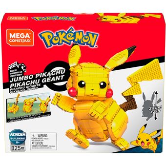 Jeu de construction Mega Bloks Pikachu géant à construire Jaune