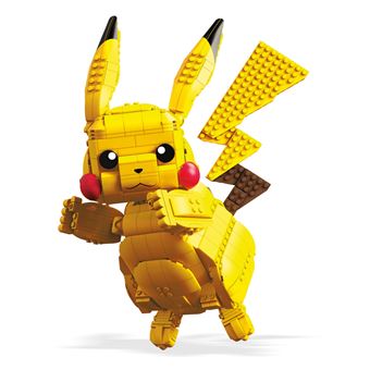 Jeu de construction Mega Bloks Pikachu géant à construire Jaune