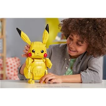 Jeu de construction Mega Bloks Pikachu géant à construire Jaune