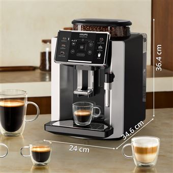 Machine à café à grain Krups Sensation EA910E10 1450 W Argent - Achat &  prix