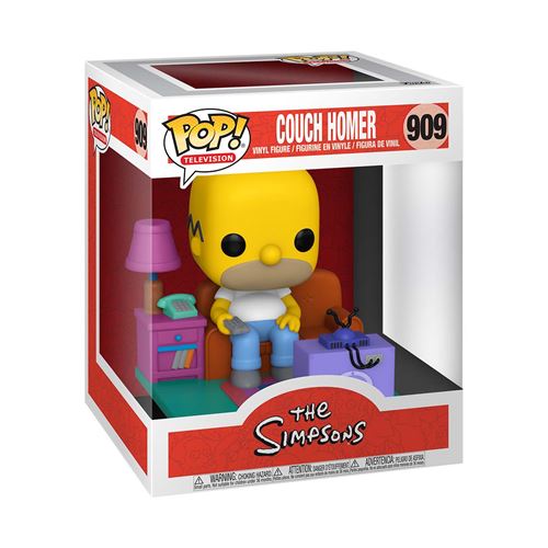 Figurine Funko Pop! Animation : Simpsons Homer Watching TV - vue 2
