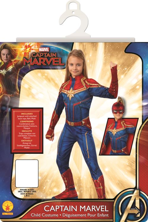 D&eacute;guisement - Captain Marvel - Taille M (5-6 ans)