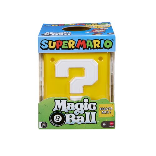Jeu Classique Mattel JNJ44 – Magic 8 Ball Super Mario Avec Réponses Oui/Non