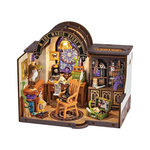 Rolife Multicolore Maquette Maison Miniature Bureau De Magie