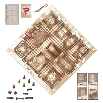 Jeu classique Hasbro Cluendo série rustique