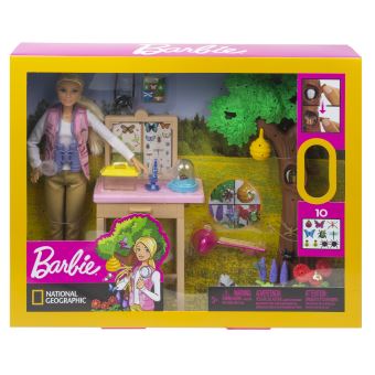 Coffret Barbie Collection National Geographic Etude des Papillons Mattel