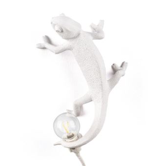 Lampe à poser Seletti Chameleon Up Blanc