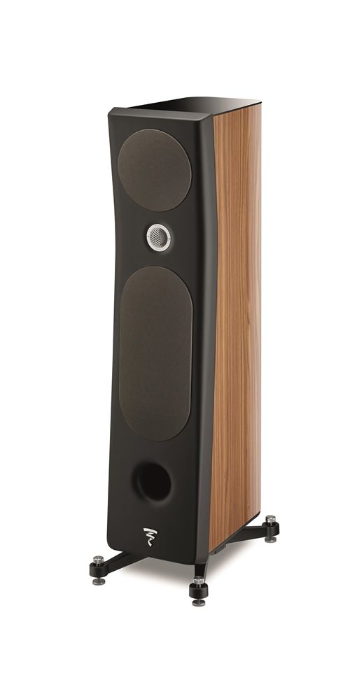 Enceinte colonne Focal Kanta N°2 Noyer High Gloss Noir Mat vendu à l'unité